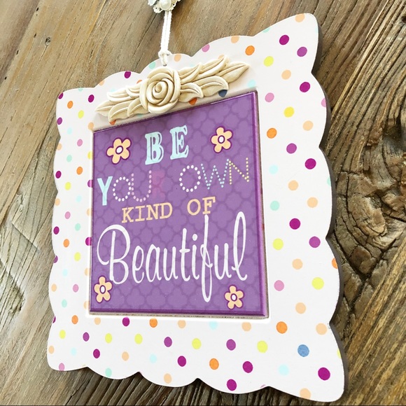 Purple Inspirational Sign Home Decor - Picture 3 of 7